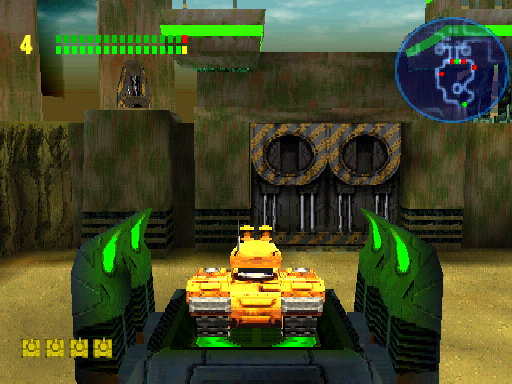 Tiny Tank | PlayStation | gameplay screenshot | Data by MobyGames.com