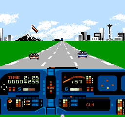 
Knight Rider | NES | gameplay screenshot | Data by MobyGames.com