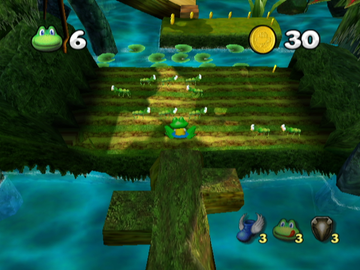 
Frogger Beyond | GameCube | gameplay screenshot | Data by MobyGames.com