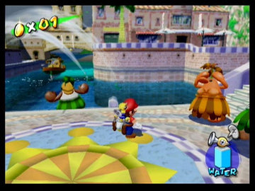 Super Mario Sunshine | GameCube | gameplay screenshot | region=North America | source-country= | zypher-v2 | moby-ecfbc94544ec | Data by MobyGames.com