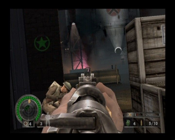 Medal of Honor: European Assault | PlayStation 2 | gameplay screenshot | region=North America | source-country= | zypher-v2 | moby-b183a6c67b5f | Data by MobyGames.com