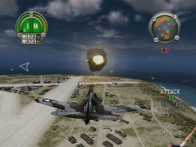 
Heroes of the Pacific | Xbox | gameplay screenshot | Region: North America | source-country= | Data by MobyGames.com