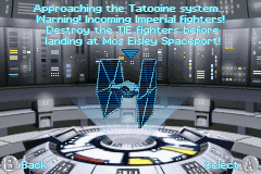 
Star Wars: Flight of the Falcon | Game Boy Advance | gameplay screenshot | Data by MobyGames.com