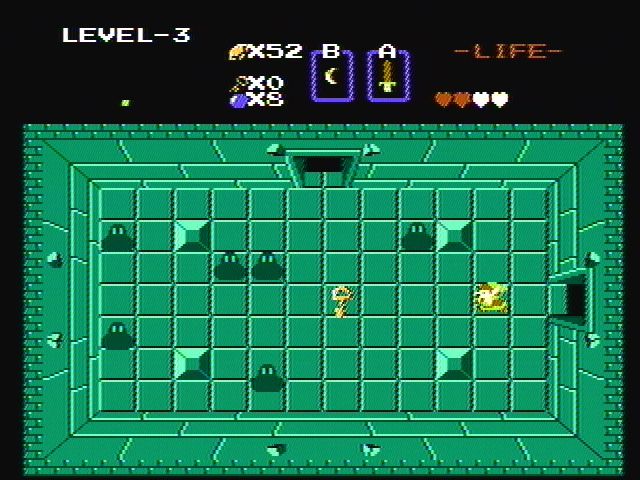 The Legend of Zelda | NES | gameplay screenshot | region=North America | source-country= | zypher-v2 | moby-ce92e9103151 | Data by MobyGames.com
