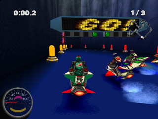 Jet Moto 2 | PlayStation | gameplay screenshot | region=North America | edition=greatest hits | source-country= | zypher-v2 | moby-14889675a459 | Data by MobyGames.com