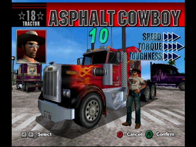 
Eighteen Wheeler: American Pro Trucker | GameCube | gameplay screenshot | Data by MobyGames.com