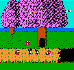 
Mickey Mousecapade | NES | gameplay screenshot | Data by MobyGames.com