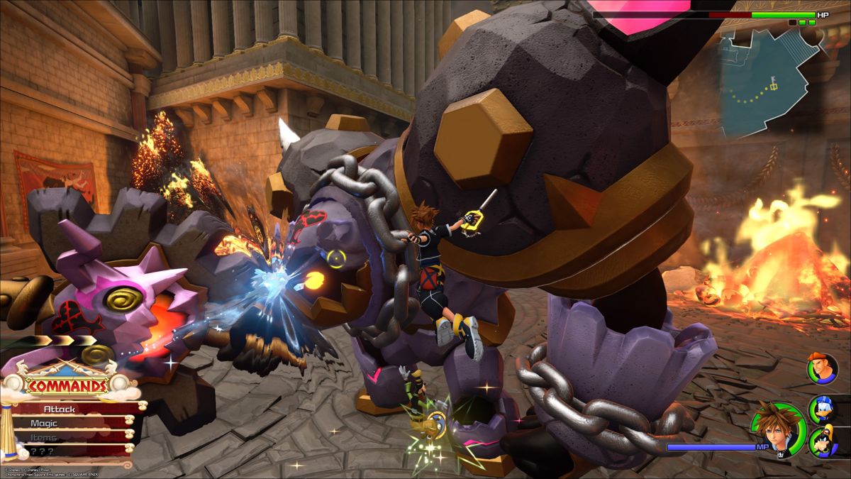 KINGDOM HEARTS III | PlayStation 4 | gameplay screenshot | Data by MobyGames.com