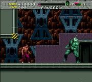 
The Incredible Hulk | SNES | gameplay screenshot | Data by MobyGames.com