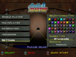 
Marble Master | PlayStation | gameplay screenshot | Data by MobyGames.com