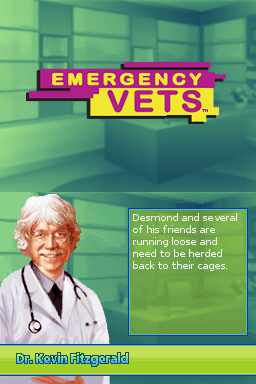 
Animal Planet: Emergency Vets | Nintendo DS | gameplay screenshot | Data by MobyGames.com