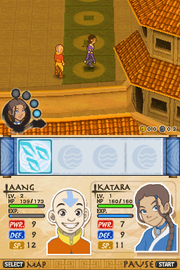 
Avatar: The Last Airbender - The Burning Earth | Nintendo DS | gameplay screenshot | Data by MobyGames.com