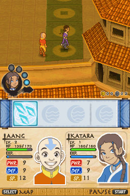 
Avatar: The Last Airbender - The Burning Earth | Nintendo DS | gameplay screenshot | Data by MobyGames.com