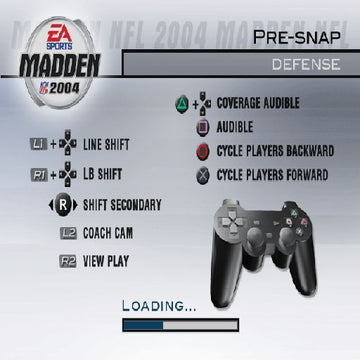 Madden NFL 2004 | PlayStation 2 | gameplay screenshot | region=North America | source-country= | zypher-v2 | moby-c180af03ce00 | Data by MobyGames.com