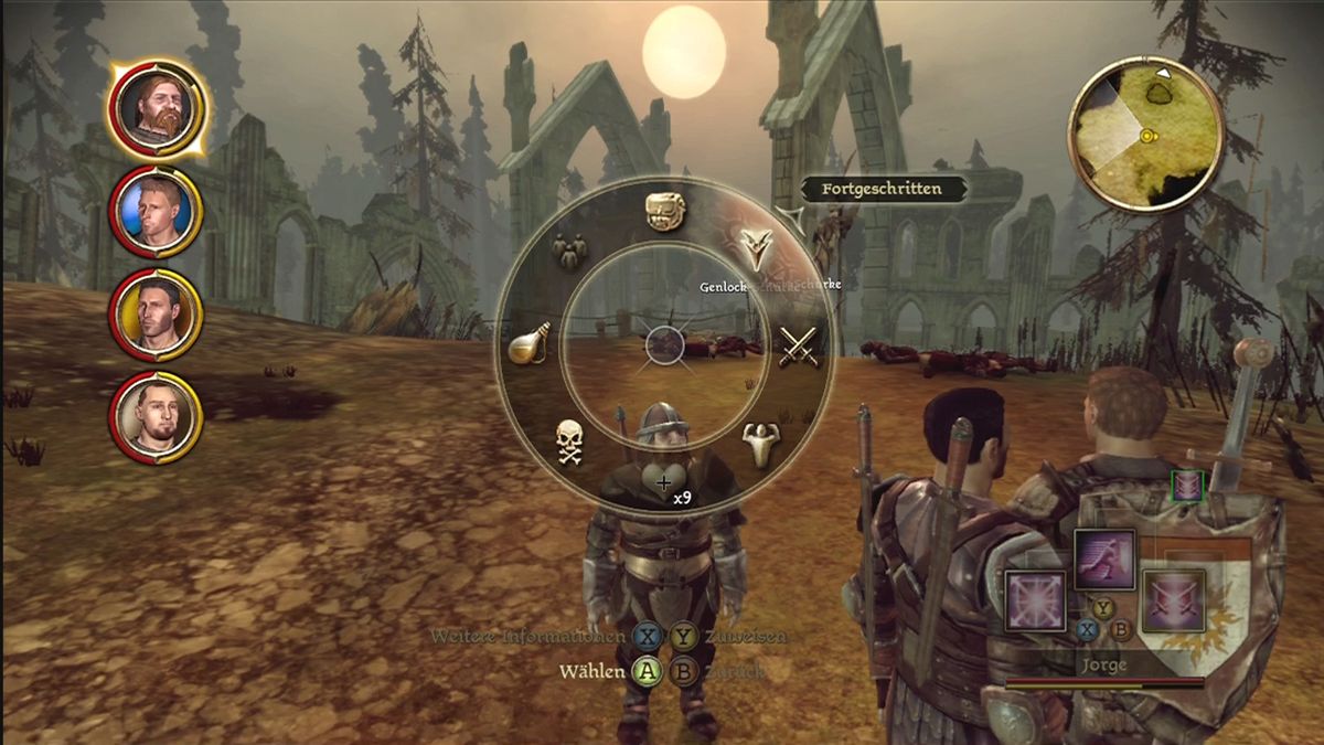 
Dragon Age: Origins | Xbox 360 | gameplay screenshot | Region: North America | source-country= | Data by MobyGames.com