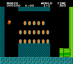 Super Mario Bros | NES | gameplay screenshot | Data by MobyGames.com