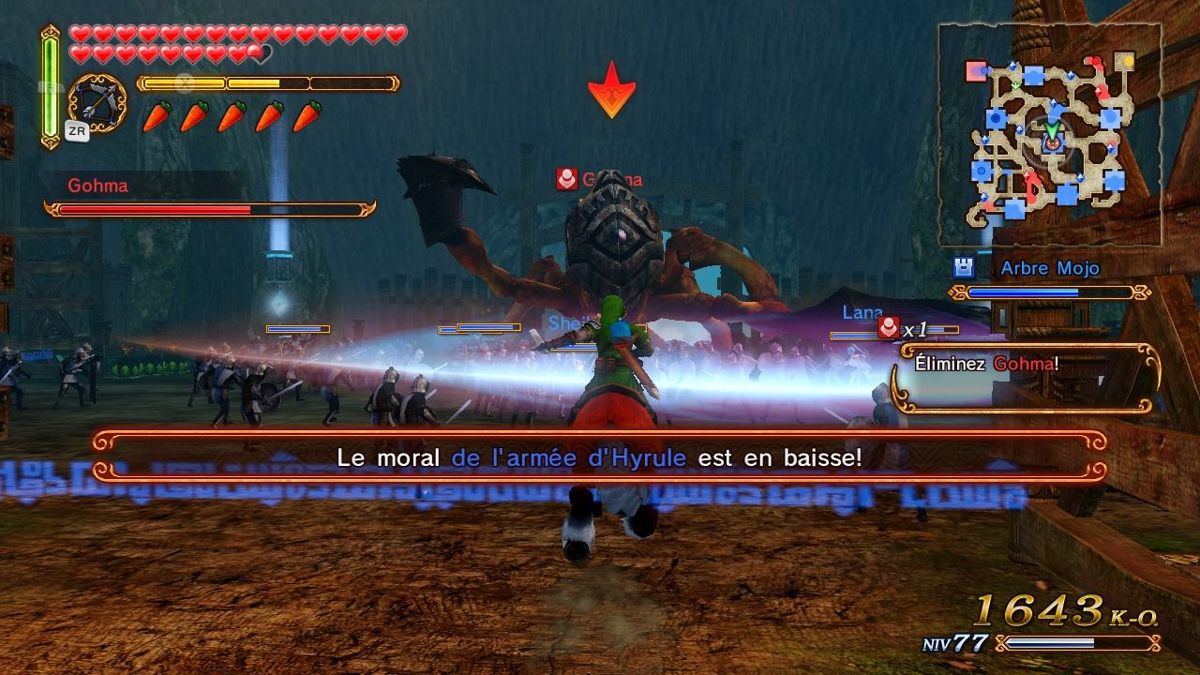 
Hyrule Warriors | Wii U | gameplay screenshot | Data by MobyGames.com