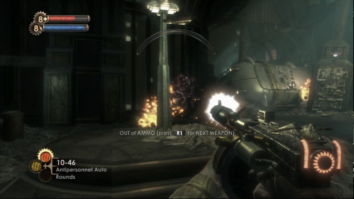 BioShock | PlayStation 3 | gameplay screenshot | Region: North America | source-country= | Data by MobyGames.com
