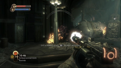 
BioShock | PlayStation 3 | gameplay screenshot | Region: North America | source-country= | Data by MobyGames.com