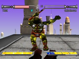 Star Wars: Masters of Teräs Käsi | PlayStation | gameplay screenshot | Data by MobyGames.com