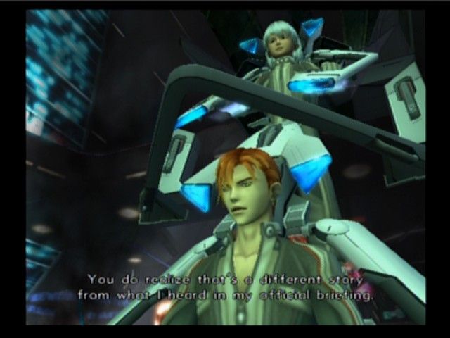 
Xenosaga: Episode II - Jenseits von Gut und Böse | PlayStation 2 | gameplay screenshot | Data by MobyGames.com