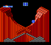 
Marble Madness | NES | gameplay screenshot | Data by MobyGames.com