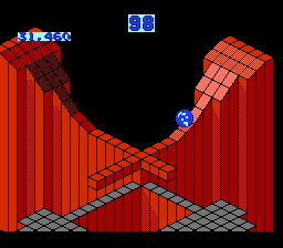 
Marble Madness | NES | gameplay screenshot | Data by MobyGames.com