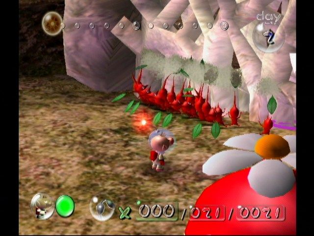 
Pikmin | GameCube | gameplay screenshot | Data by MobyGames.com