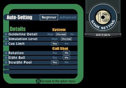 Q-Ball Billiards Master | PlayStation 2 | gameplay screenshot | region=North America | source-country= | zypher-v2 | moby-c9495b29cafb | Data by MobyGames.com