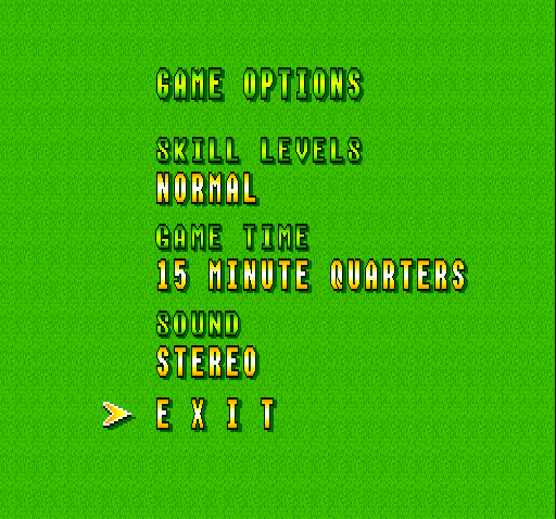 Super Play Action Football | SNES | gameplay screenshot | region=North America | source-country= | zypher-v2 | moby-dbdd7a888305 | Data by MobyGames.com