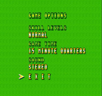 Super Play Action Football | SNES | gameplay screenshot | region=North America | source-country= | zypher-v2 | moby-dbdd7a888305 | Data by MobyGames.com