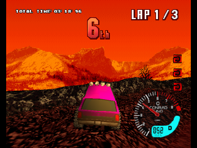 TNN Motor Sports Hardcore 4x4 | PlayStation | gameplay screenshot | region=North America | source-country= | zypher-v2 | moby-d5afe16aa622 | Data by MobyGames.com