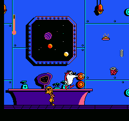 The Ren & Stimpy Show: Buckeroo$! | NES | gameplay screenshot | region=North America | source-country= | zypher-v2 | moby-fe4a90779073 | Data by MobyGames.com