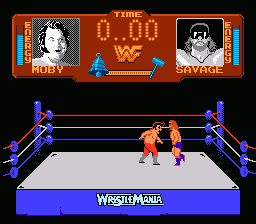
WWF WrestleMania | NES | gameplay screenshot | Data by MobyGames.com