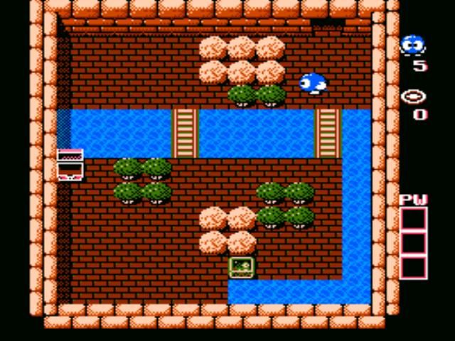 
Adventures of Lolo | NES | gameplay screenshot | Data by MobyGames.com