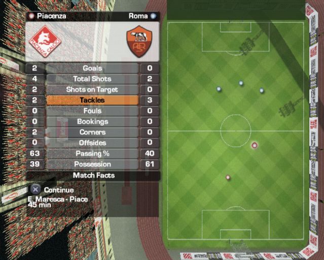 
FIFA Soccer 2003 | PlayStation 2 | gameplay screenshot | Data by MobyGames.com