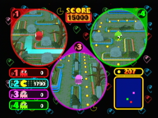 
Pac-Man Vs. | GameCube | gameplay screenshot | Data by MobyGames.com