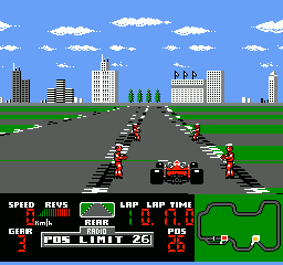 
Ferrari Grand Prix Challenge | NES | gameplay screenshot | Data by MobyGames.com