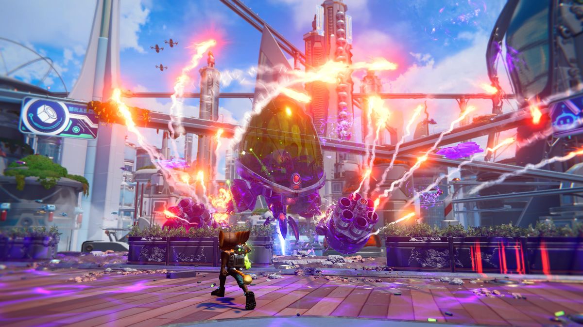 Ratchet & Clank: Rift Apart | PlayStation 5 | gameplay screenshot | region=North America | source-country= | zypher-v2 | moby-2767a981dcdb | Data by MobyGames.com