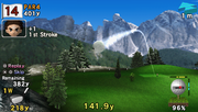 Hot Shots Golf: Open Tee | PSP | gameplay screenshot | region=North America | source-country= | zypher-v2 | moby-f3333c9a93f3 | Data by MobyGames.com