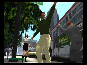 Godzilla: Destroy All Monsters Melee | GameCube | gameplay screenshot | region=North America | source-country= | zypher-v2 | moby-c6ab5abf4de3 | Data by MobyGames.com