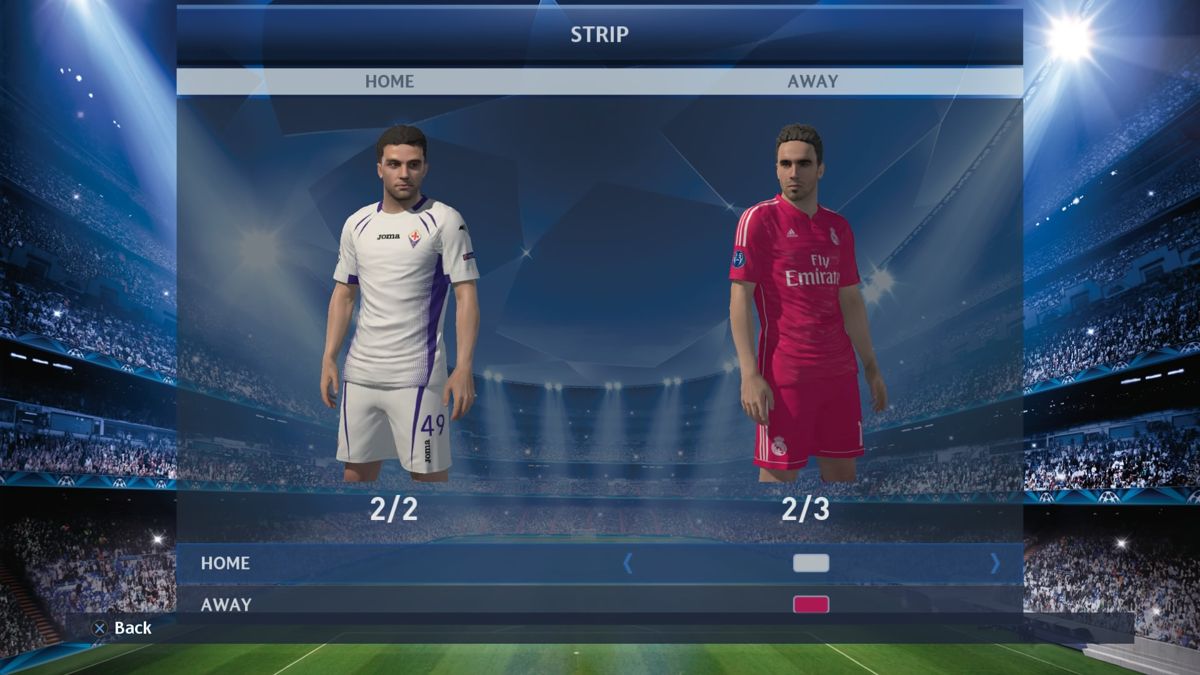 
PES 2015: Pro Evolution Soccer | PlayStation 4 | gameplay screenshot | Data by MobyGames.com