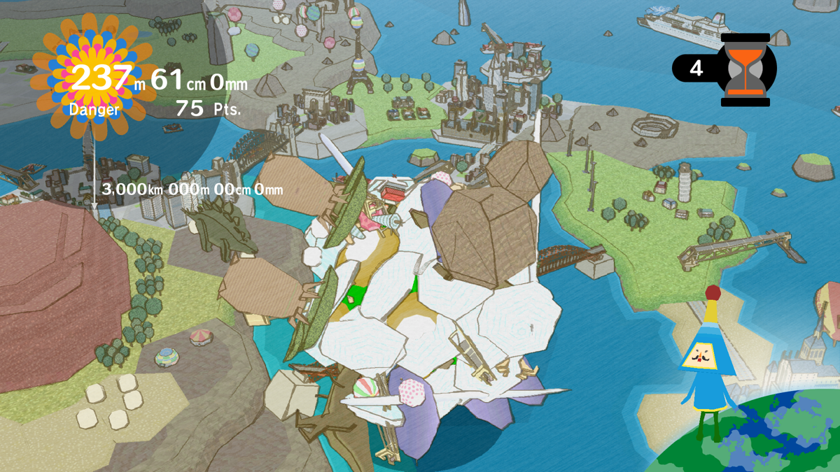 Katamari Forever | PlayStation 3 | gameplay screenshot | Region: North America | source-country= | Data by MobyGames.com