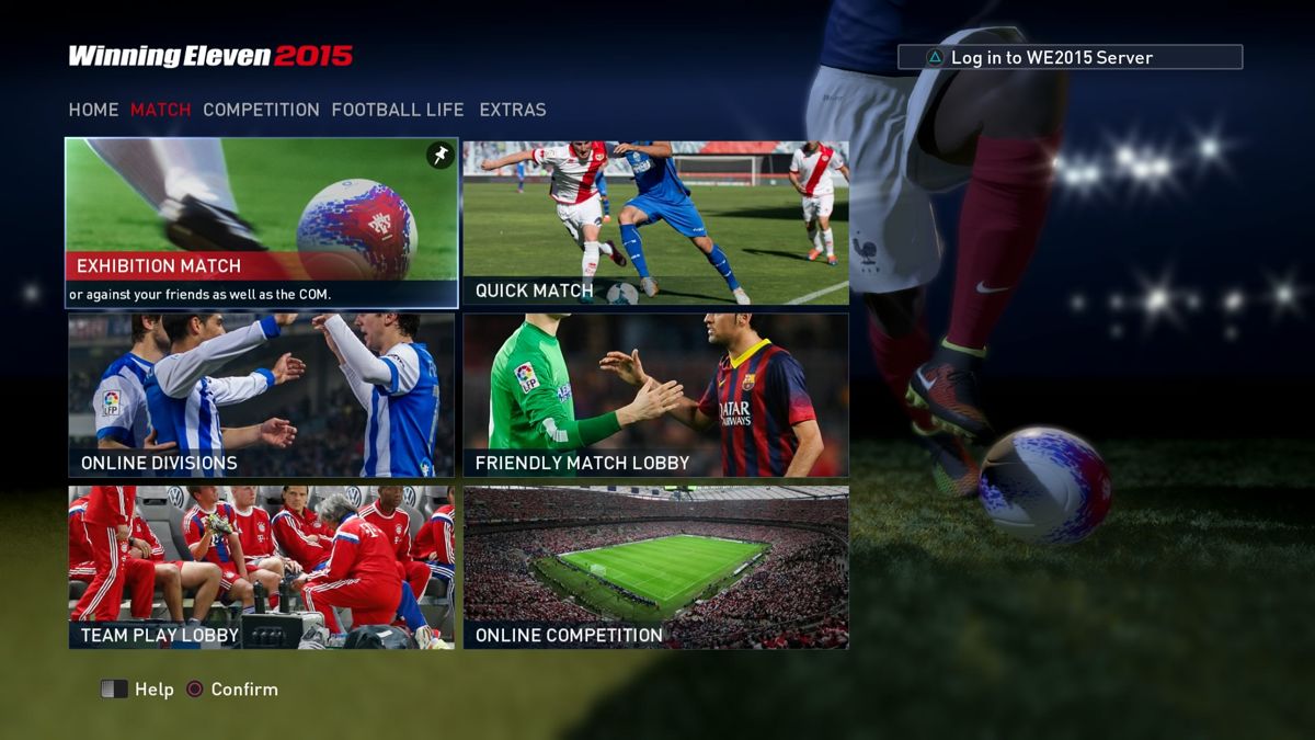 
PES 2015: Pro Evolution Soccer | PlayStation 4 | gameplay screenshot | Data by MobyGames.com