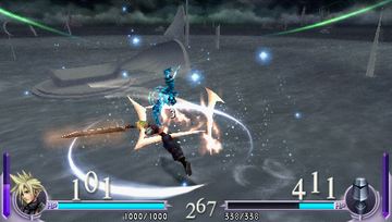 Dissidia: Final Fantasy | PSP | gameplay screenshot | moby-bbbacb0d2178 | Data by MobyGames.com