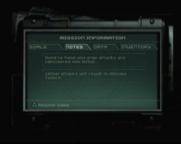 
Tom Clancy's Splinter Cell: Pandora Tomorrow | PlayStation 2 | gameplay screenshot | Data by MobyGames.com