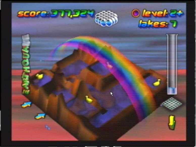 
Wetrix | Nintendo 64 | gameplay screenshot | Data by MobyGames.com