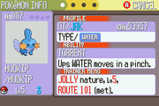 Pokémon Sapphire Version | Game Boy Advance | gameplay screenshot | region=North America | source-country= | zypher-v2 | moby-9d2344eaca6b | Data by MobyGames.com