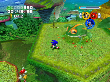 Sonic Heroes | GameCube | gameplay screenshot | region=North America | source-country= | zypher-v2 | moby-7843c0263e97 | Data by MobyGames.com