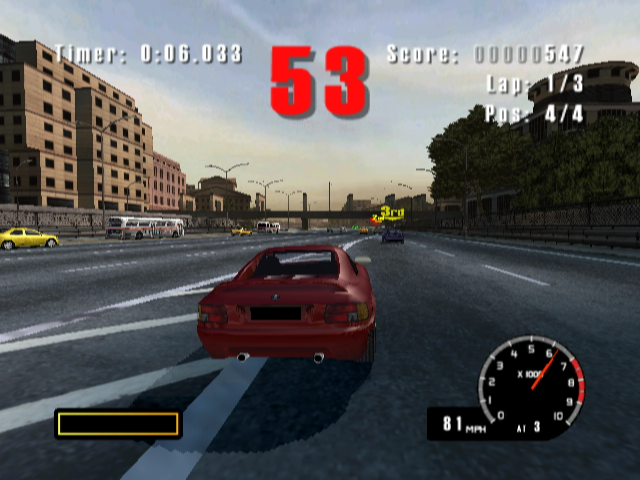 
Burnout | GameCube | gameplay screenshot | Data by MobyGames.com
